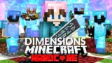 100 Players Simulate DIMENSIONS in Minecraft!