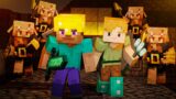 Attack on BASTION REMNANT`S – Alex and Steve life (Minecraft animation)