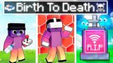 BIRTH to DEATH of a GAMER in Minecraft! (Hindi)