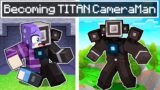 Becoming TITAN CAMERA Man in Minecraft!