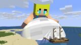 Fat giant minecraft eating the whole Yatch – Minecraft Animation