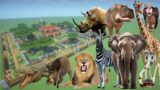 How To Make a Safari Animal Farm in Minecraft PE