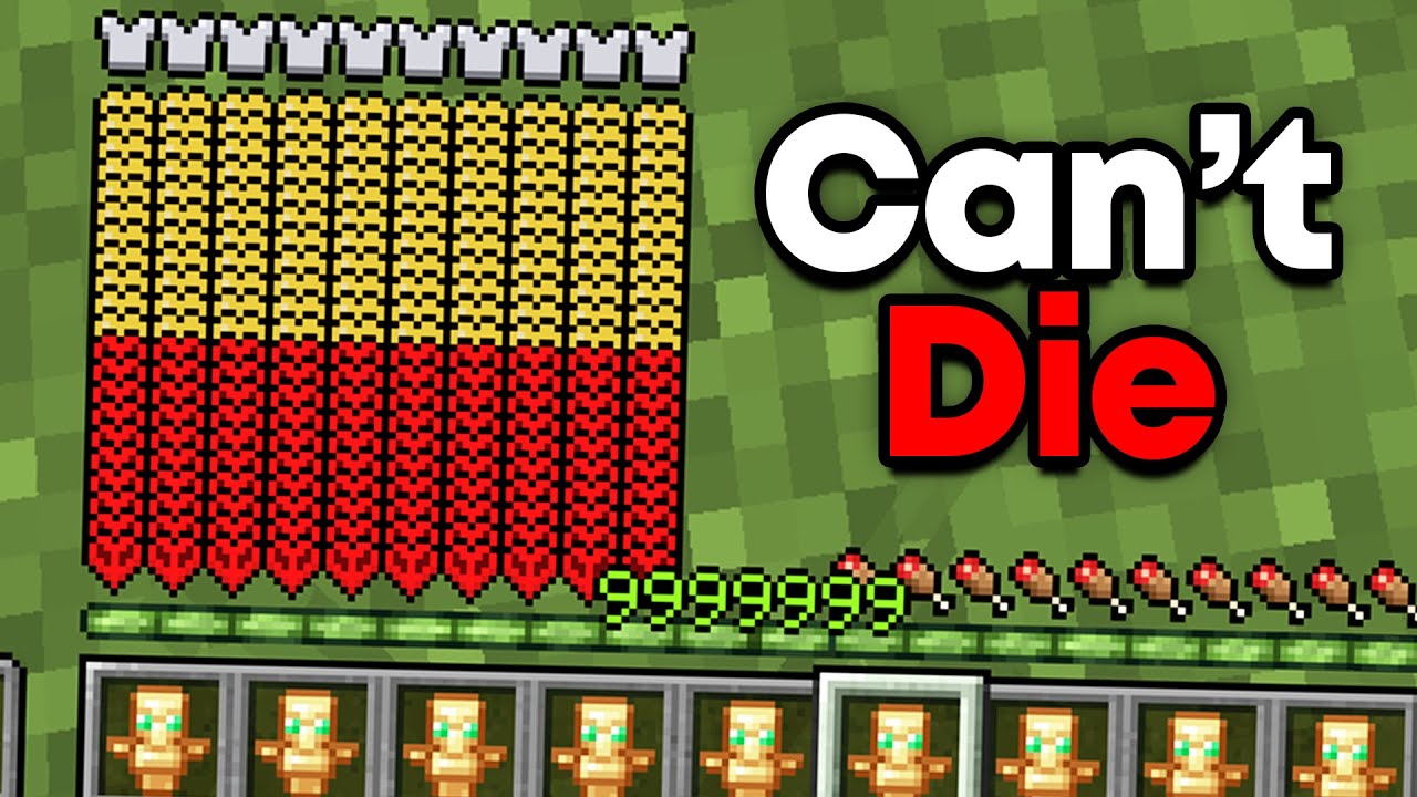 I Became Immortal In Survival Minecraft Minecraft Videos