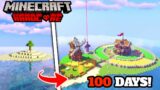 I Survived 100 days on Island In Minecraft hardcore
