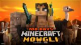 I survived 100 days as Mowgli in Minecraft (Hindi gameplay)
