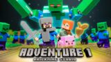 Minecraft Adventure – Finding Golden Apple: Zombie Attack – LEGO Minecraft Animation