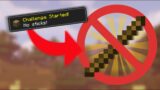 Minecraft, But I Can't Use Sticks