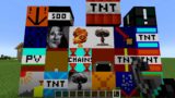 Minecraft: MEGA TNT MOD All Tier 2 Tnts (22+ TNT Explosions) in one video