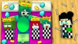 Monster School :  Baby Zombie Challenge x Squid Game Doll Rich and Poor – Minecraft Animation