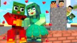 Monster School : Zombie Vs Skibidi Toilet Love Challenge  – Minecraft Animation