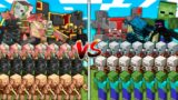 NETHER vs MINECRAFT in Mob Battle