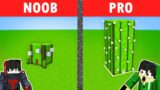 NOOB VS PRO: CACTUS HOUSE BUILD CHALLENGE | Minecraft OMOCITY (Tagalog)