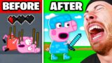 Peppa Pig vs Minecraft Animation