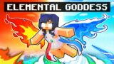 Playing as an ELEMENTAL GODDESS in Minecraft!