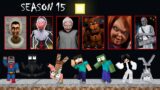 Season 15 Ghosts Team Vs Monster School Team : Minecraft Animation