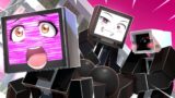 TV Woman LOVE! GYM in JAIL vs SKIBIDI Toilet | Minecraft Animation