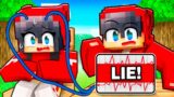 Using a Lie Detector on MY SISTER in Minecraft!