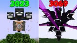 Wither Storm Physics in 2023 vs 3069 in Minecraft