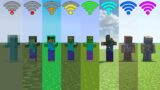 all zombie with different Wi-Fi in Minecraft