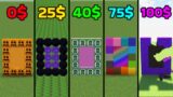 new nether portals for different money in Minecraft