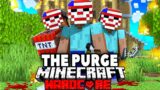 100 Players Simulate THE PURGE in Minecraft…