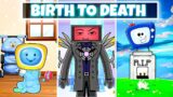 BIRTH TO DEATH Of TV MAN In Minecraft (Hindi)