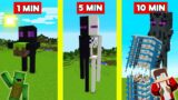 ENDERMAN HOUSE BUILD BATTLE CHALLENGE In Minecraft – NOOB VS PRO – Maizen Mizen Mazien Parody