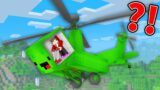 How JJ Controls Mikey HELICOPTER in Minecraft? (Maizen)