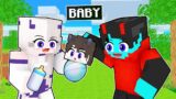 I BECAME A BABY IN MINECRAFT
