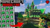 I Build World Biggest Emerald Castle in Minecraft Hardcore (Hindi)