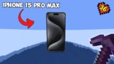 I Built iPhone 15 Pro Max in Minecraft Hardcore