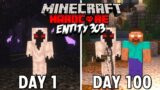 I Survived 100 Days as ENTITY 303 in Hardcore Minecraft… (Hindi)