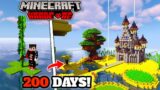 I Survived 200 Days in Acid Water Island in Minecraft Hardcore | (Part-2)