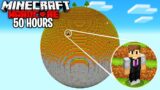 I Survived 50 HOURS on a SPHERE in Minecraft Hardcore
