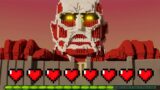 I Turned into COLOSSAL TITAN in minecraft