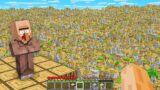 I look this ENDLESS OP VILLAGE In My Minecraft World !!! Secret Infinite Biggest Village !!!