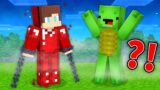 JJ Scared Mikey with BLOOD ARMOR in Minecraft – Maizen