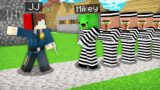 JJ and Mikey Became ROBBERS vs POLICE in Minecraft Challenge by Maizen FBI