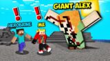 Me and Herobrine Found Giant Alex in a Horror Seed of Minecraft in Hindi