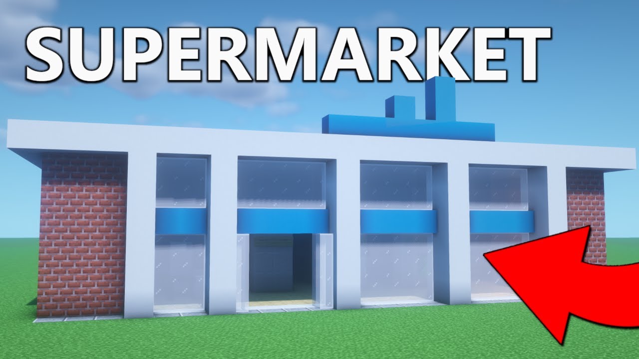 Minecraft: 20+ Supermarket Build Hacks! - Minecraft videos