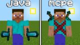 Minecraft Java Vs Bedrock (Mcpe) INSANE Facts ! Hindi