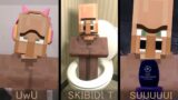 Minecraft Village in different memes (3D Animation)