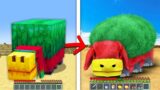 Minecraft but Mobs Get More Realistic…