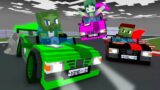 Monster School : Racer Baby Zombie is Winner – Racing & Love Story – Minecraft Animation