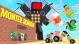 Monster School : Titan SpeakerMan  x TvMan Update – Minecraft Animation