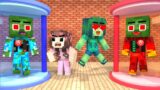 Monster School : Zombie x Herobrine Rich and Poor Robot – Minecraft Animation
