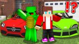 WHICH Car Is Better JJ CAR vs Mikey CAR? – in Minecraft Funny Challenge Maizen Mizen JJ and Mikey