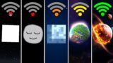 minecraft but the sun with different Wi-Fi