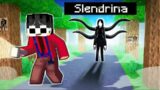 1 NIGHT With SLENDRINA In Minecraft!
