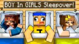 BOY in a GIRLS ONLY Minecraft Sleepover!